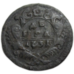 Денга 1731 год Анна Иоанновна